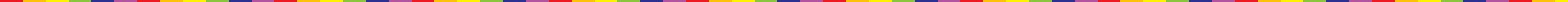 six-colour rainbow: red, orange, yellow, green, blue, purple